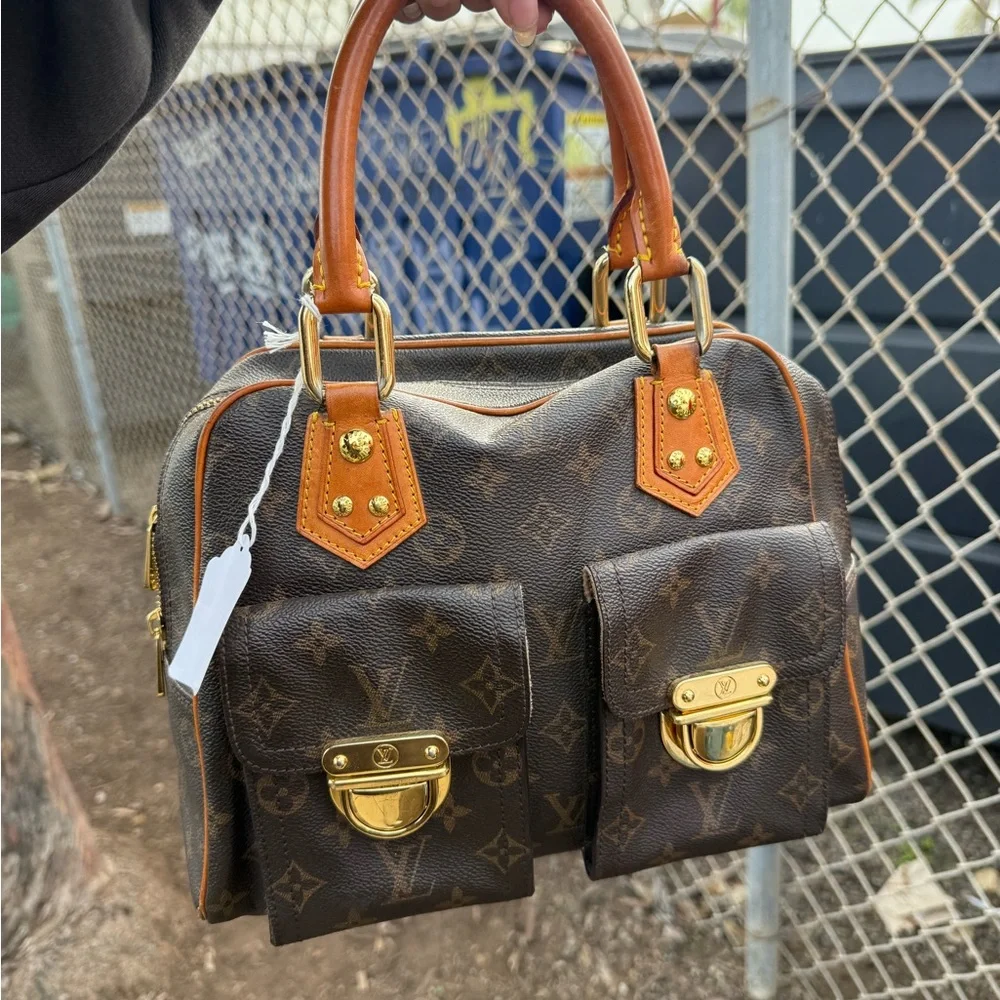 Louis Vuitton Dark Brown Monogram Satchel - Picture 13 of 13
